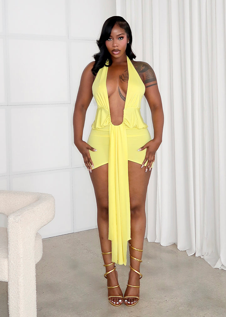 Lush Dress - Yellow