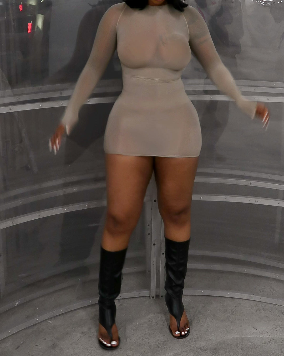 Lustara Dress - Stone (Final Restock)