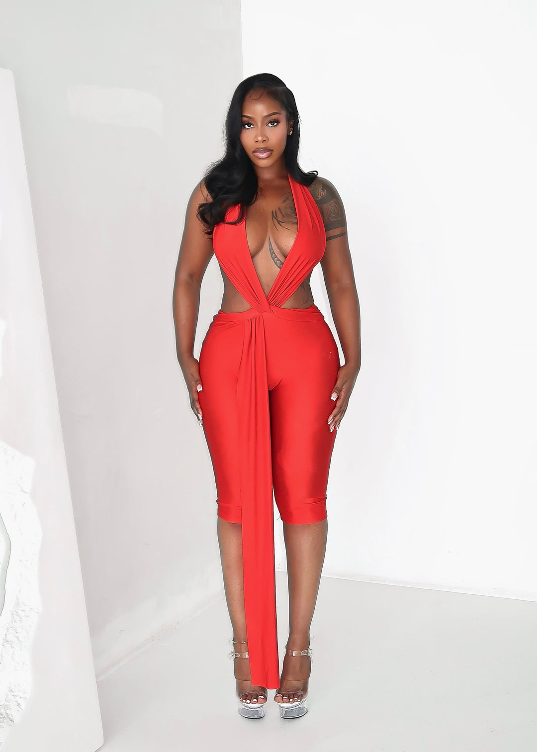 Kimlee jumpsuit - Red