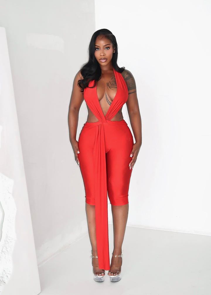 Kimlee jumpsuit - Red