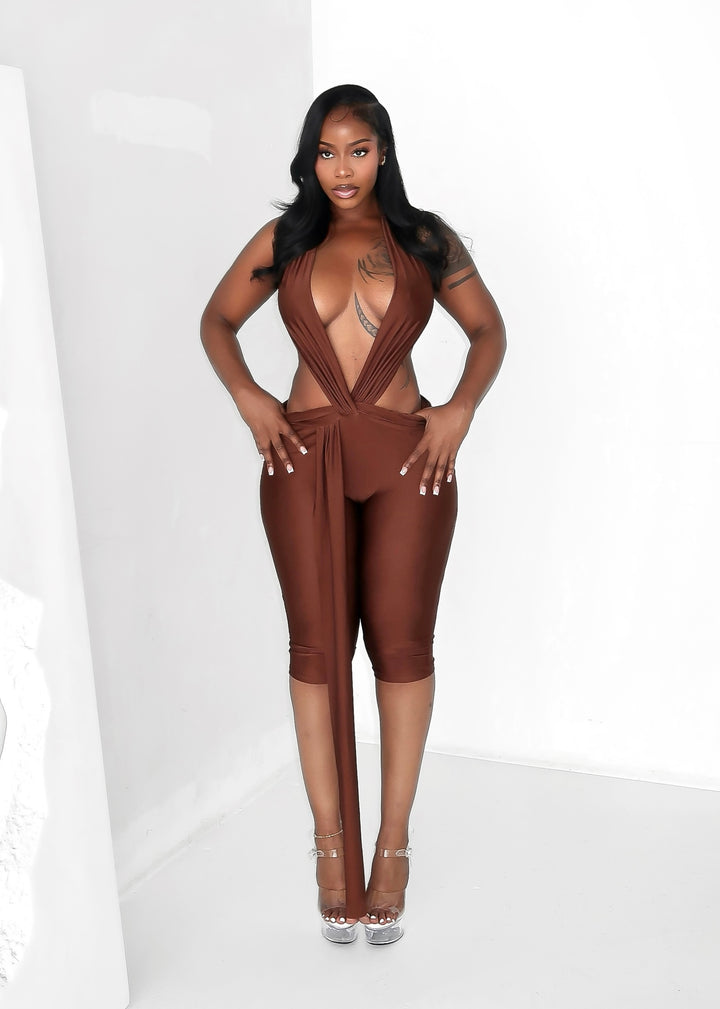Kimlee jumpsuit - Brown