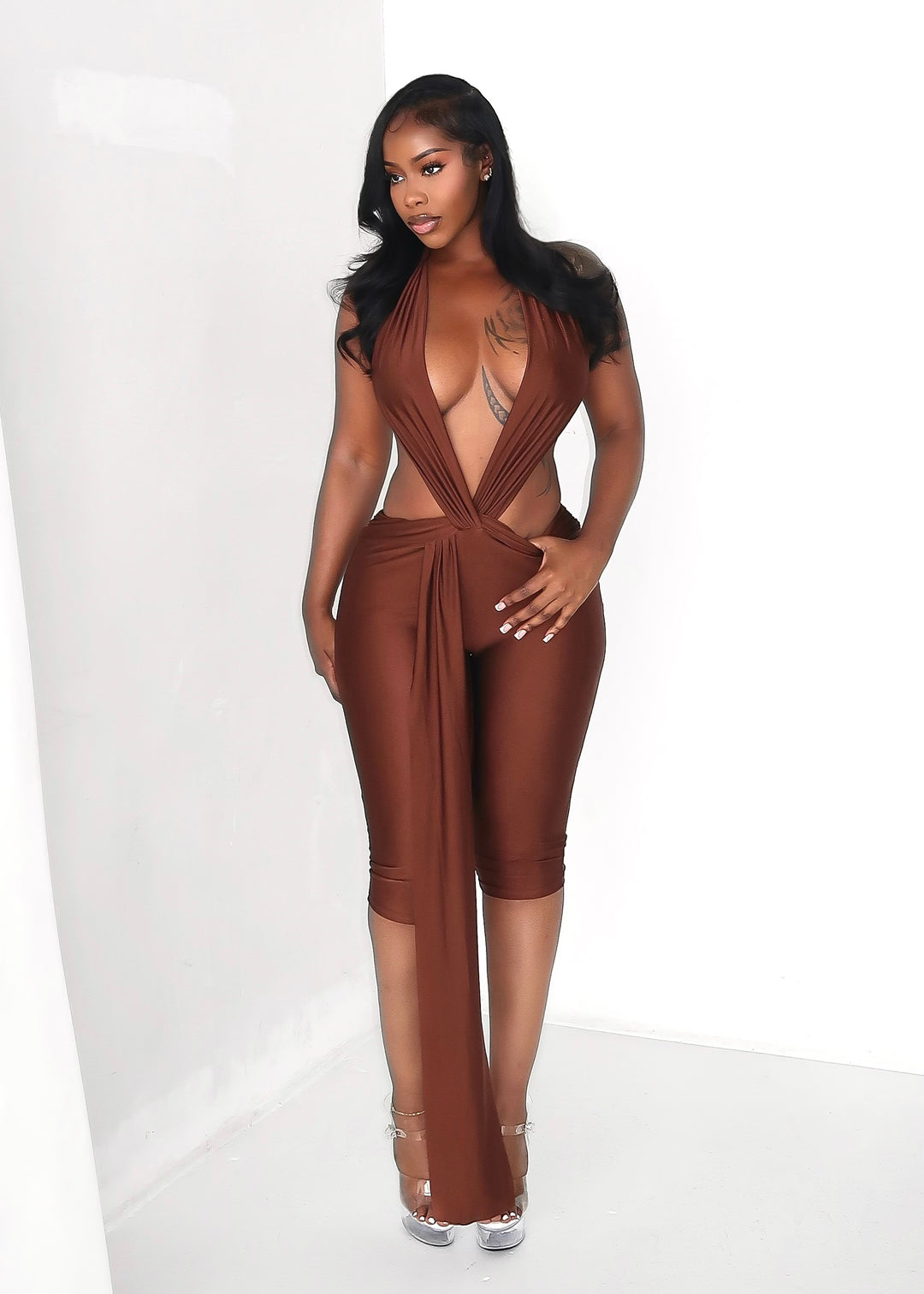 Kimlee jumpsuit - Brown