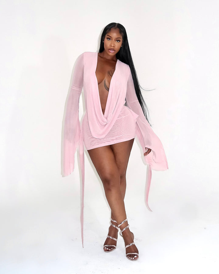 Carbon II Dress - Pink