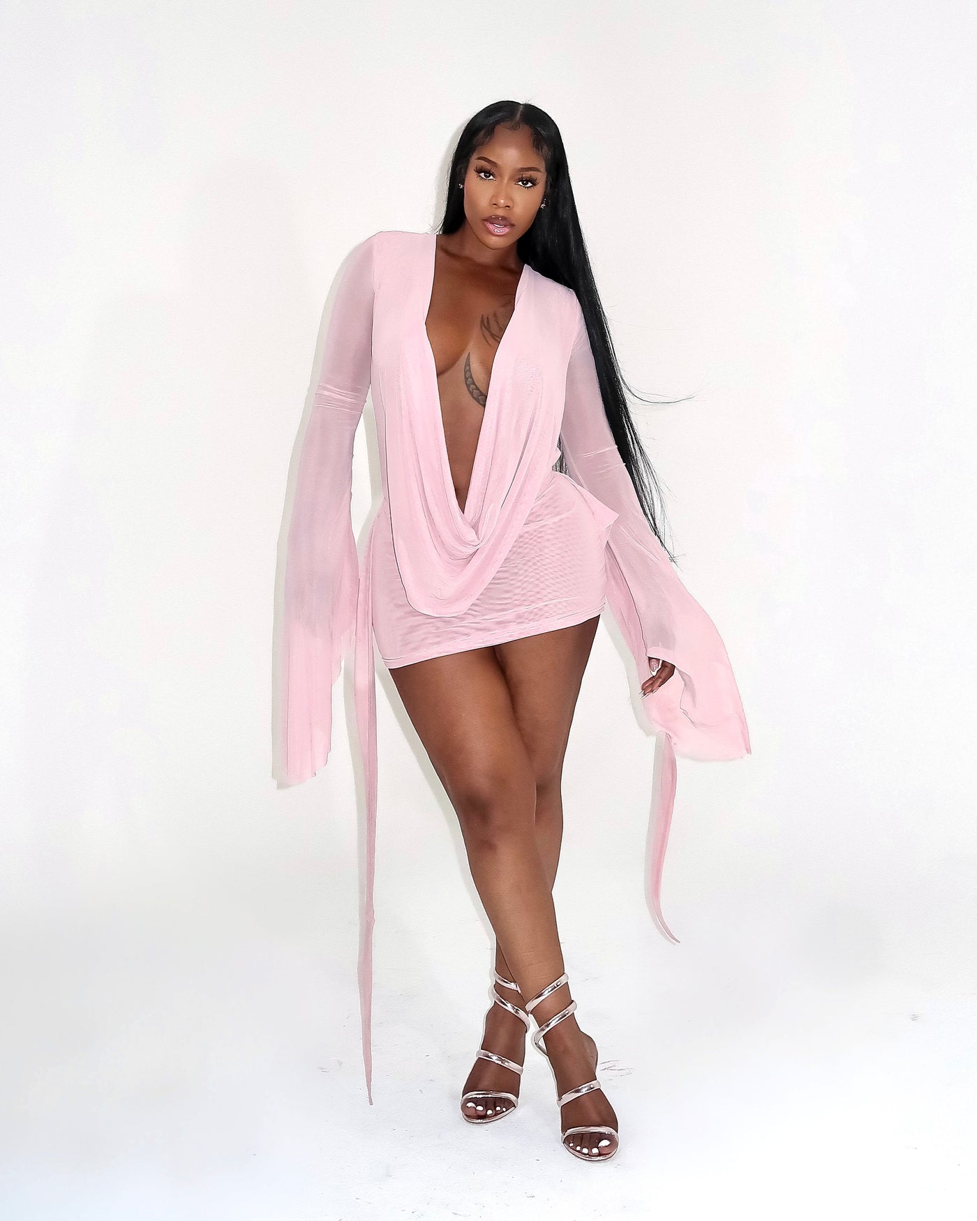 Carbon II Dress - Pink