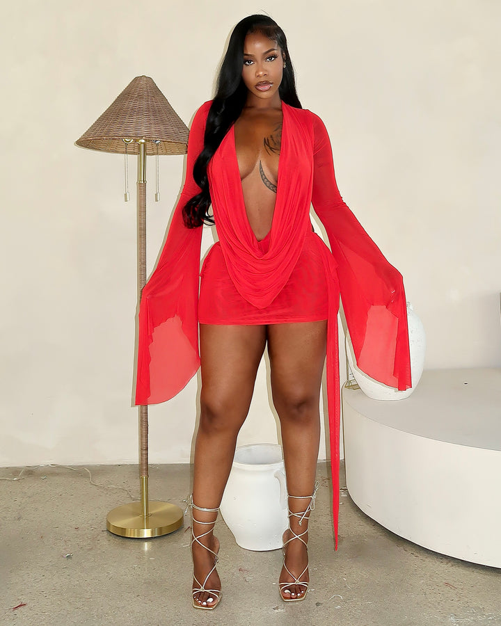 Carbon II Dress - Red